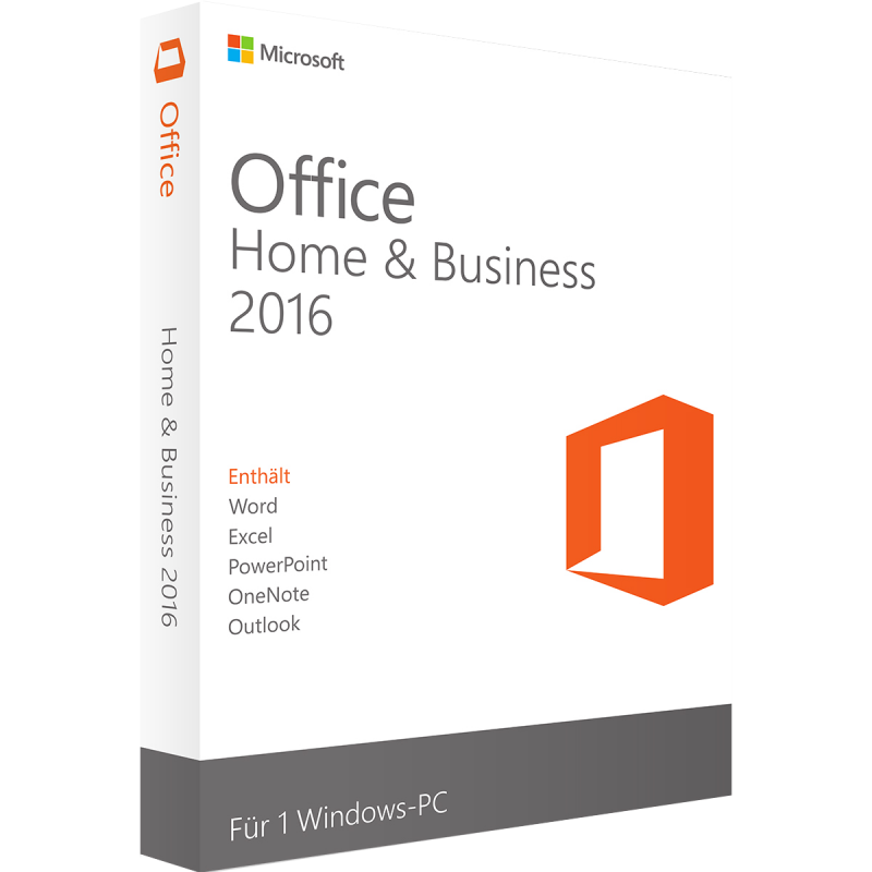 Microsoft Office 2016 Home & Business | für Windows