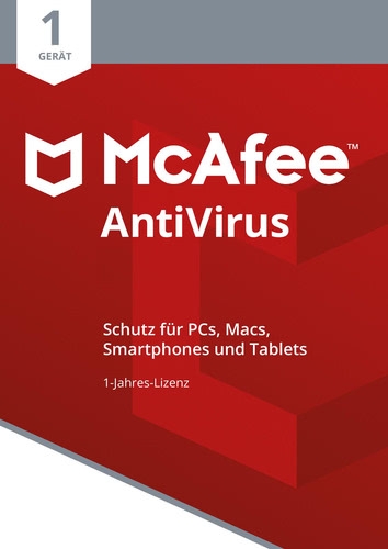 McAfee Antivirus 2021 / 1 Jahr 1 Gerät