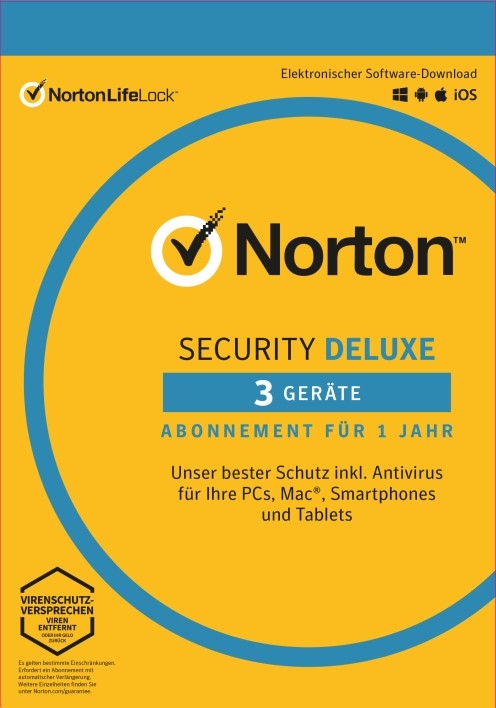 Norton Security Deluxe / 1 Jahr 3 Geräte