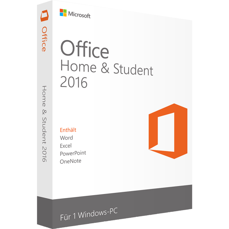 Microsoft Office 2016 Home & Student | für Windows