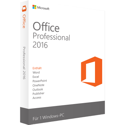 Microsoft Office 2016 Professional | für Windows